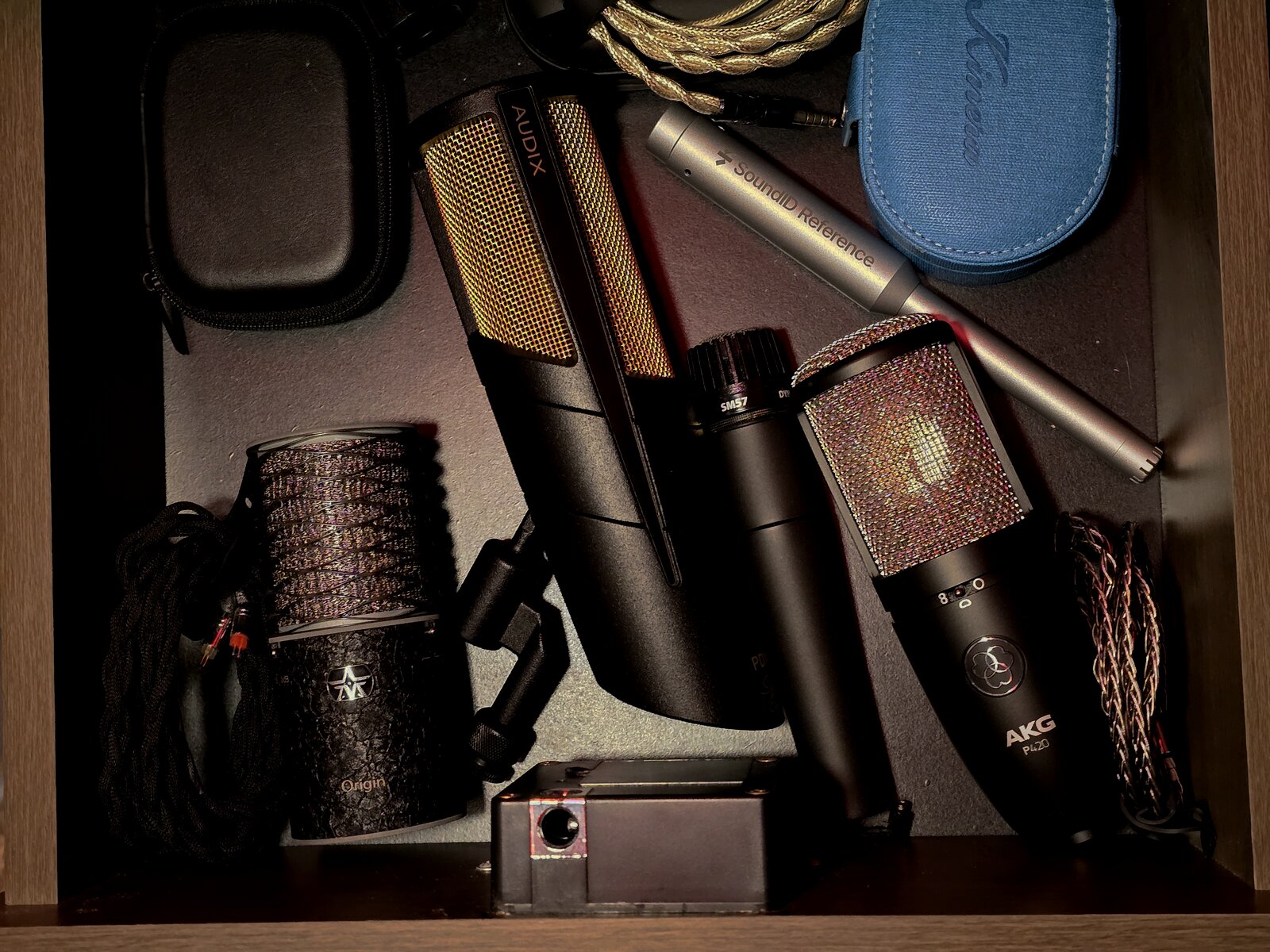 Microphone collection - AKG, SM57, Aston Origin, Audix
